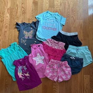 Girls lot of (12) size 7 summer clothes